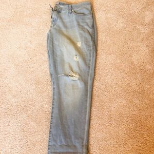 Rock and Republic Light Ripped Jeans